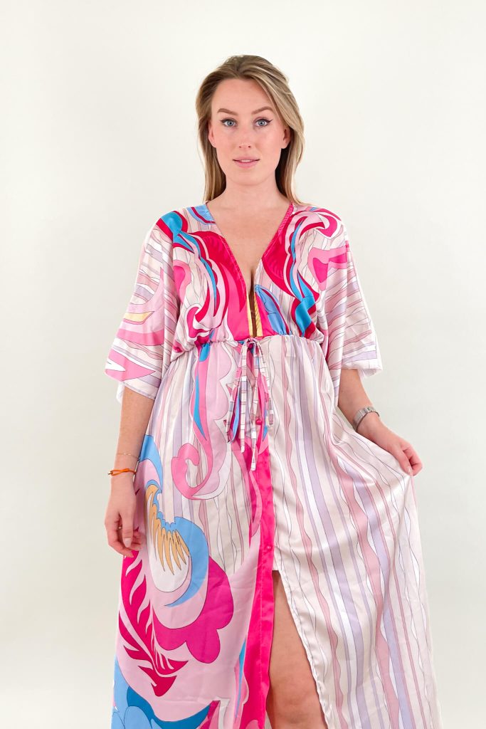 Maxi Jurk Met Print Never Naked